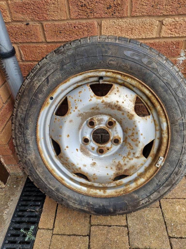 VW T5 spare wheel and tyre