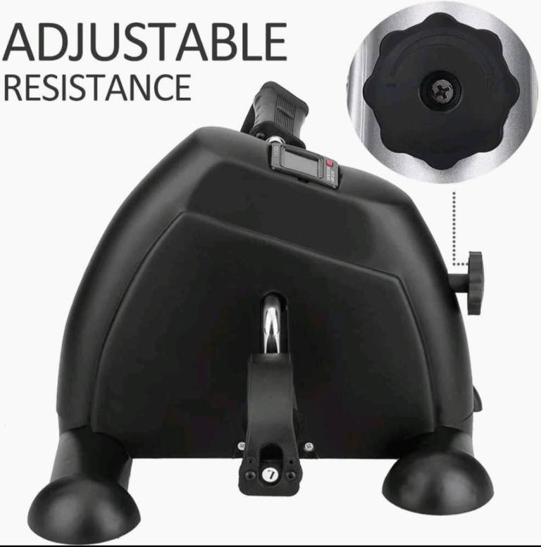 Portable mini pedal Exerciser with digital display & adjustable ...