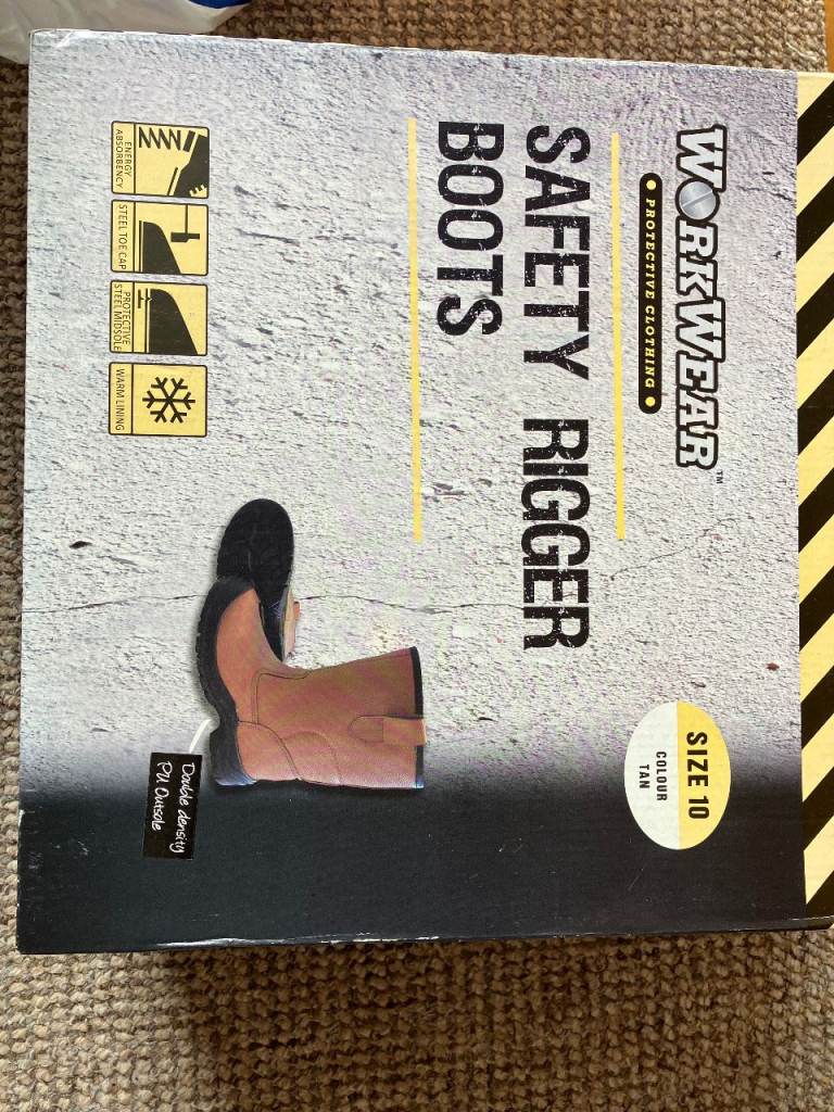 Workwear Rigger Boots - BNIB - Size 10