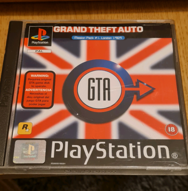 GTA mission pack 1, London 1969 (ps1)