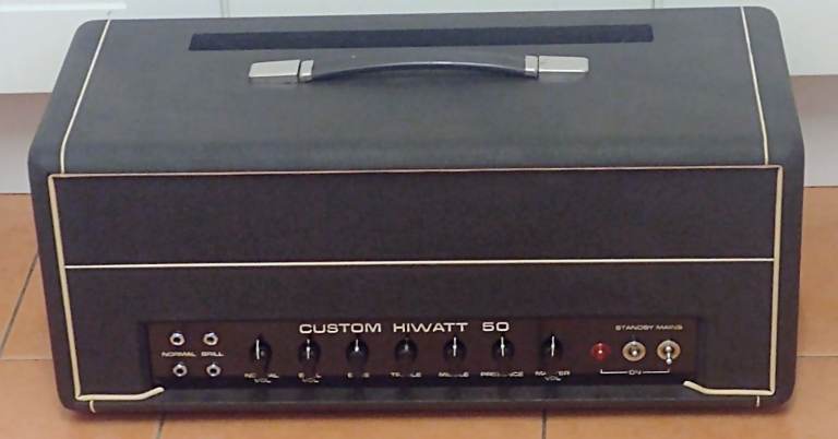 Vintage HIWATT DR504 custom 50watt valve tube amp head. Circa 1971/2
