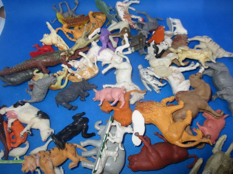 image for Plastic farm & wild animals job lot of 49