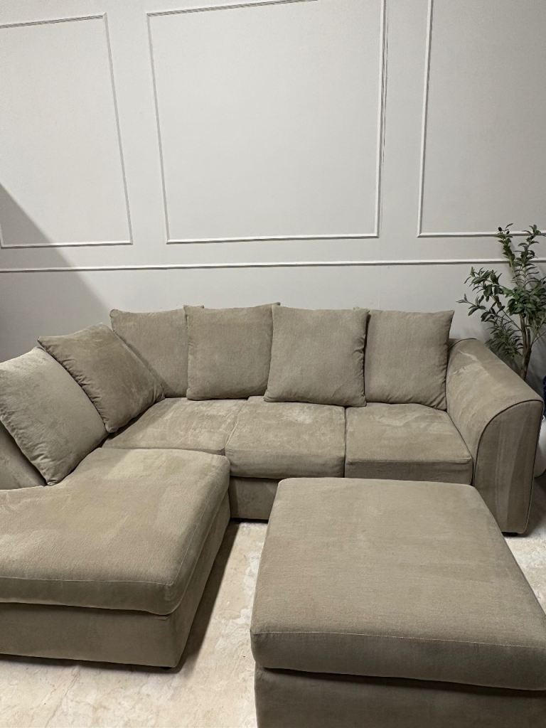 Sofa Club Left Hand Corner with Footstool | DELIVERY AVAILABLE!