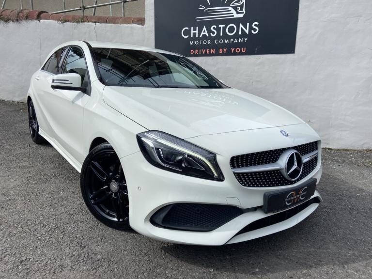 MERCEDES-BENZ A CLASS 2.1 A200d AMG Line White Auto Diesel 2016