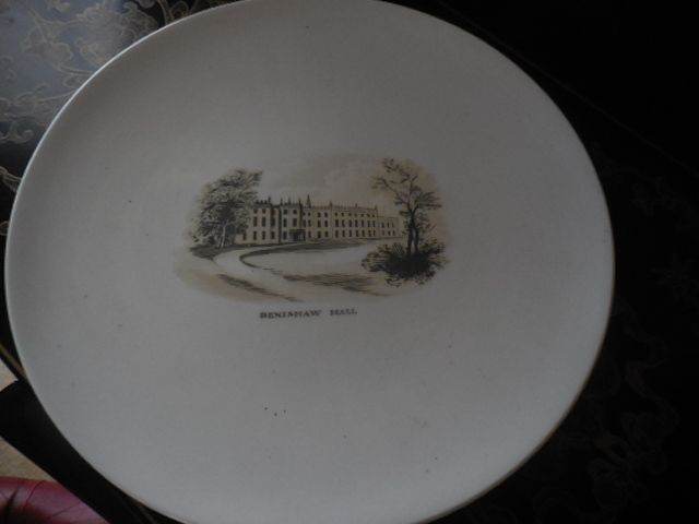 Renishaw Hall Large dinner plate Collectors item 