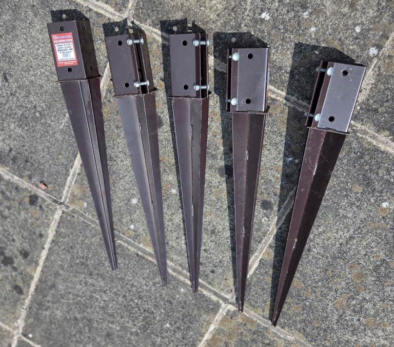 5 x Drive-In Spikes for Fence Posts