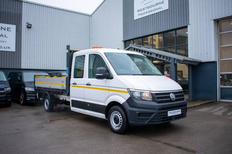 2021 21 VOLKSWAGEN CRAFTER 2.0 TDI CR35 STARTLINE UTILITY DOUBLE CAB TIPPER 4DR 