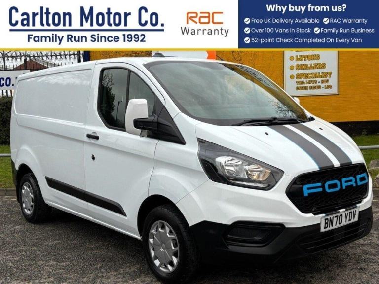 2020 Ford Transit Custom 2.0 300 EcoBlue Leader Panel Van [ Low Miles ] L1 H1 Eu