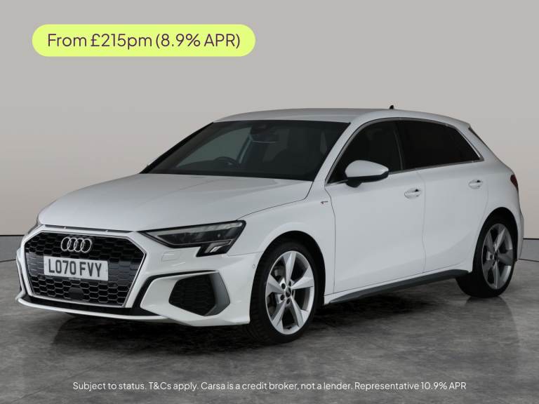 image for 2021 Audi A3 1.0 TFSI 30 S line Sportback 5dr Petrol Manual Euro 6 (s/s) (110 ps) - CRUI Hatchbac...
