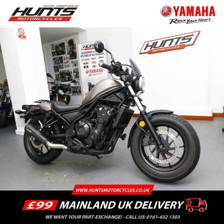 2018 '18 Honda CMX500 Rebel. Heated Grips & More. A2 Licence Legal Bobber. £3595