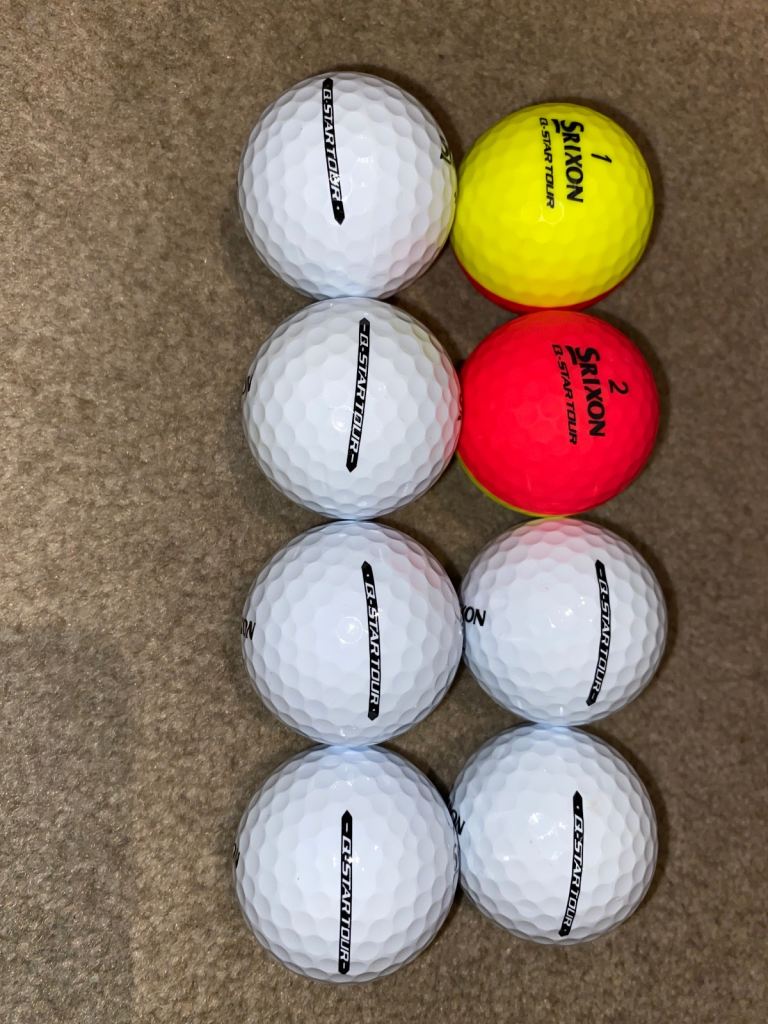 8 Mint Condition Srixon Q Star Tour Golf Balls