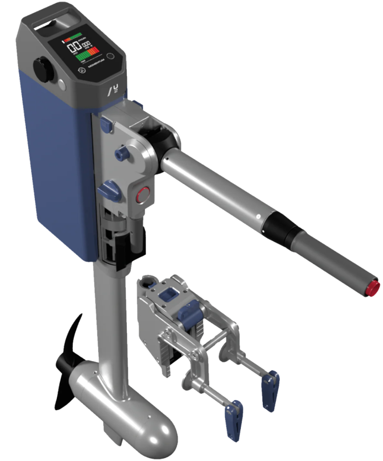Momentum U2 2.5kW electric outboard for boat tenders