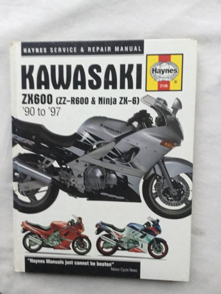 KAWASAKI ZX600 HAYNES WORKSHOP MANUAL.
