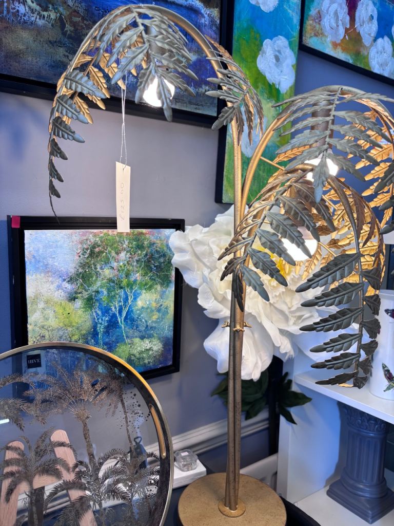 PalmTree table lamps and standard lamp