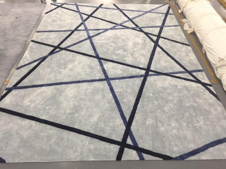 Used Riviere Aix rug, 310 x 415cm 