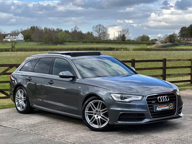 2013 AUDI A6 3.0 TDI QUATTRO S LINE S-TRONIC ESTATE, PANORAMIC ROOF, RARE SPEC