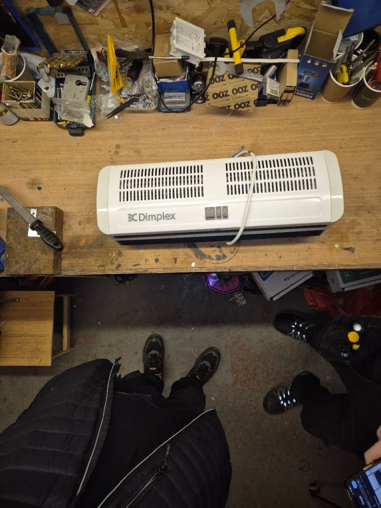 Dimplex AC3N Electric Heater – White, Good Condition