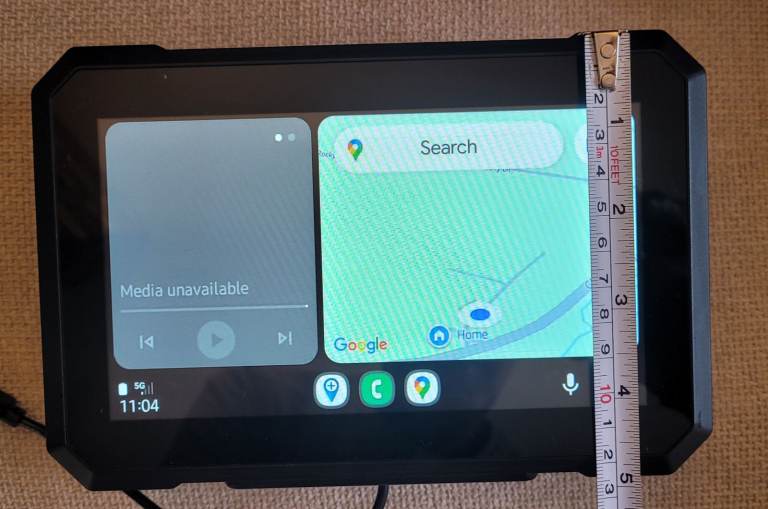 image for Motorbike Sat Nav (Ricoel C7 ii) Android Auto / Apple Car Play.