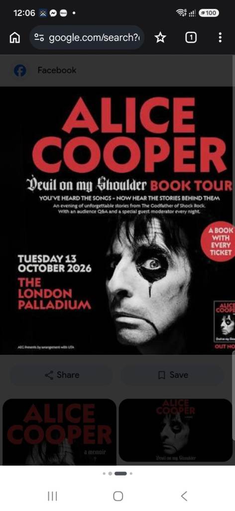 2 alice cooper h stalls london palladium 