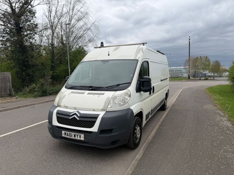 61 plate Citroen Relay LWB H2 L3 35 2.2 Hdi 6 speed manual transmission diesel 130bhp ,