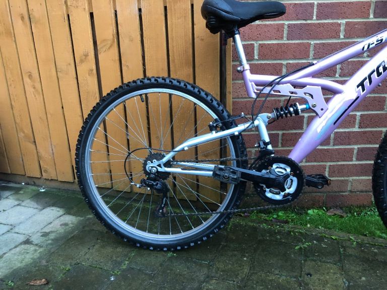 Girls lady’s mountain bike full suspension adult to junior 26” wheels 16” frame bicycle 