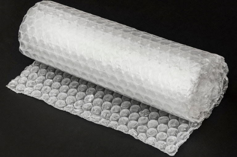 Bubble wrap and packing paper for forthcoming house move