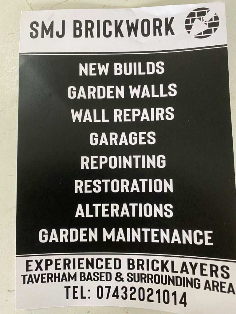 SMJ Brickwork/Bricklayer
