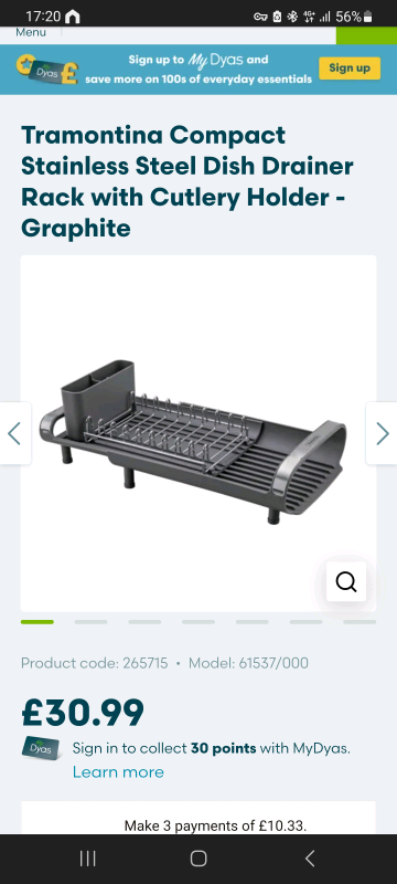Dish drainer 