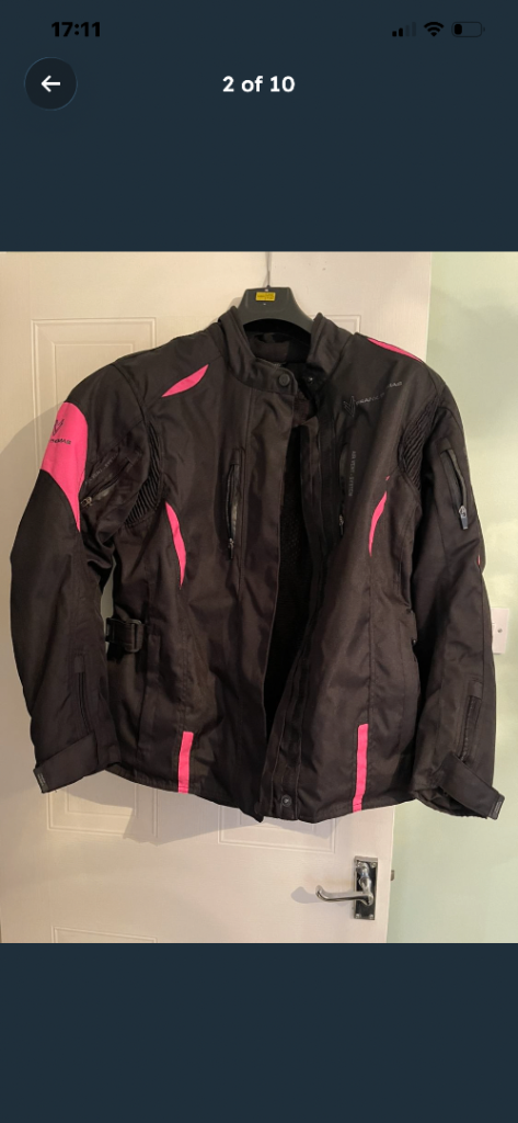 Ladies Motorcycle Coat