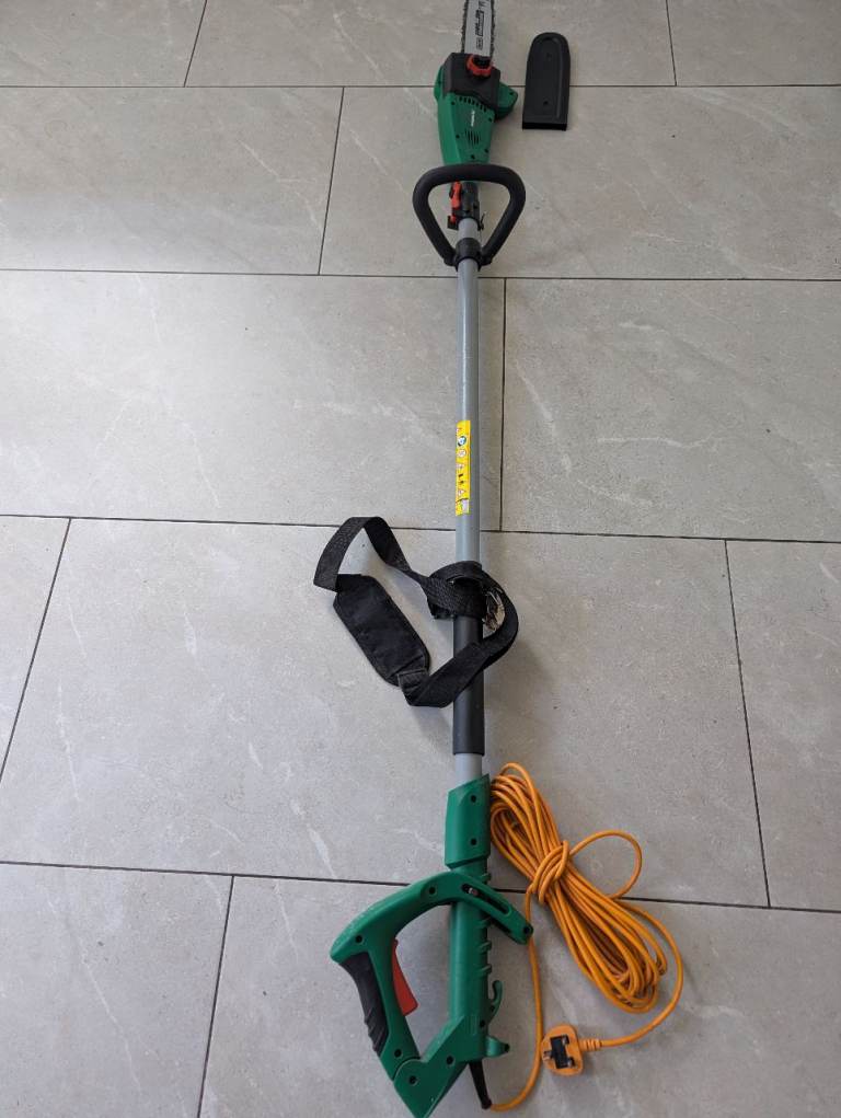 Gardenline electric corded pole chainsaw - unused