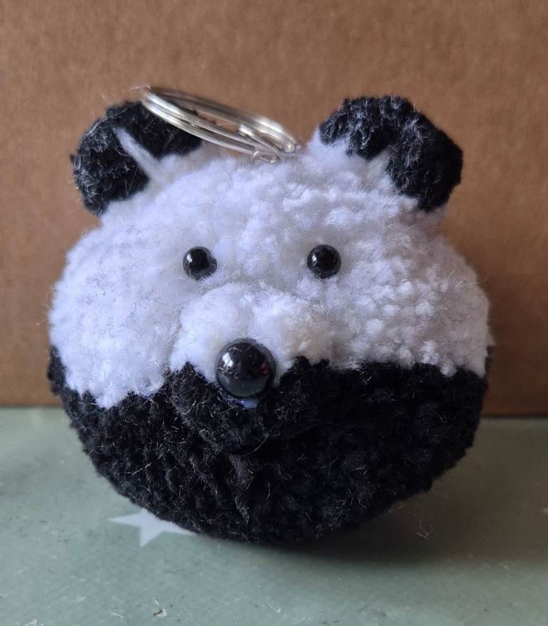 Teddy bear keyring 