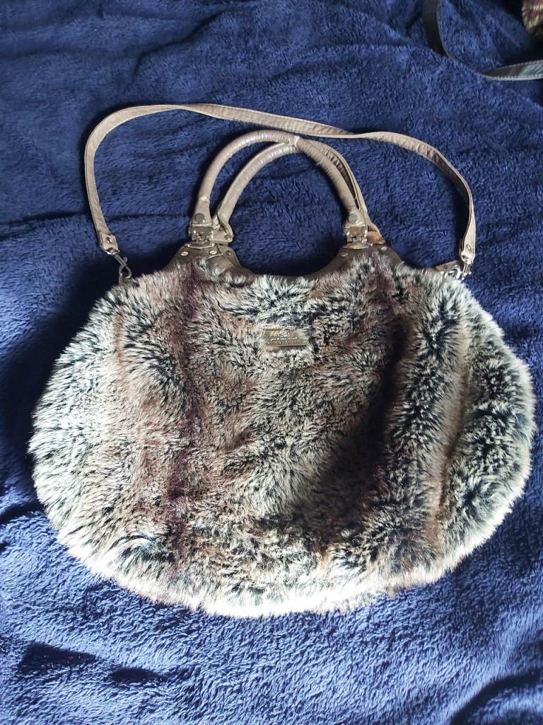 River Island Fur Handbag
