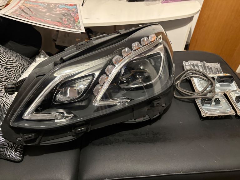 Mercedes e class headlights pair 2015 