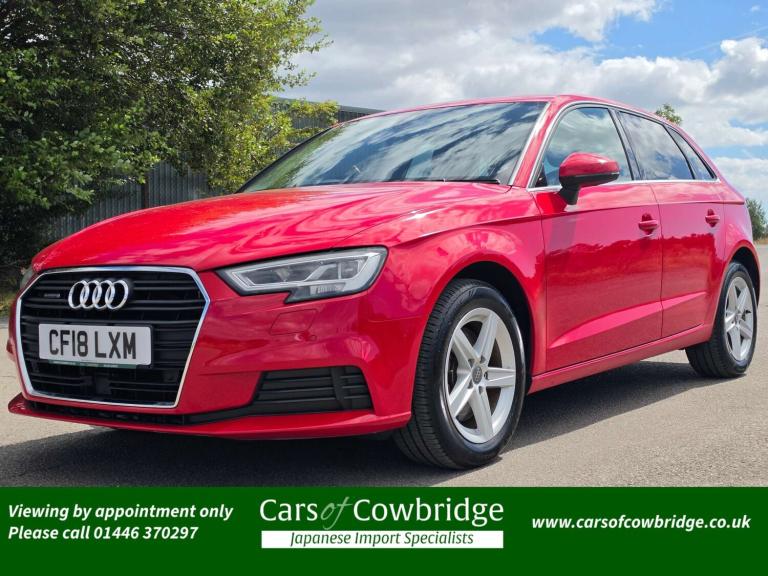 2018 Audi A3 2.0 TFSI SE Sportback S Tronic quattro Euro 6 (s/s) 5dr Hatchback Petrol Automatic