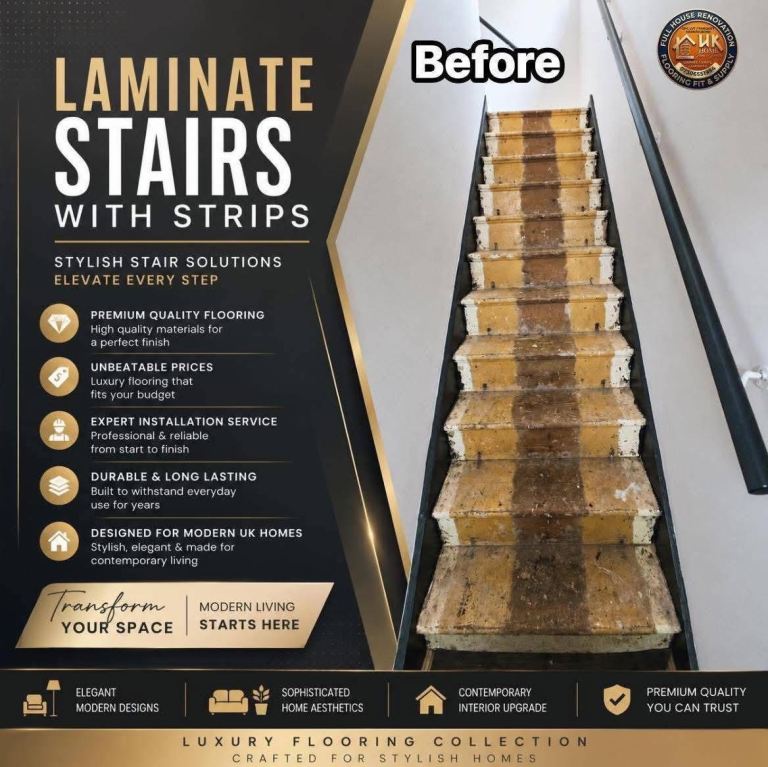 Laminate Stair Strips - Stylish Stair Solutions