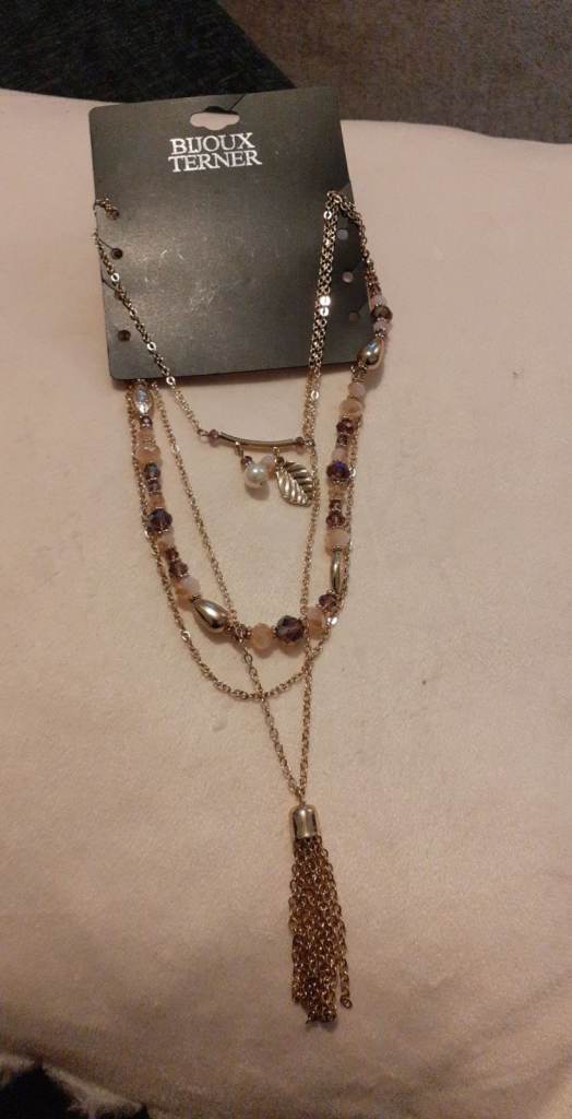 BIJOUX TERNER Gold Tone Layered Necklace – New with Tags