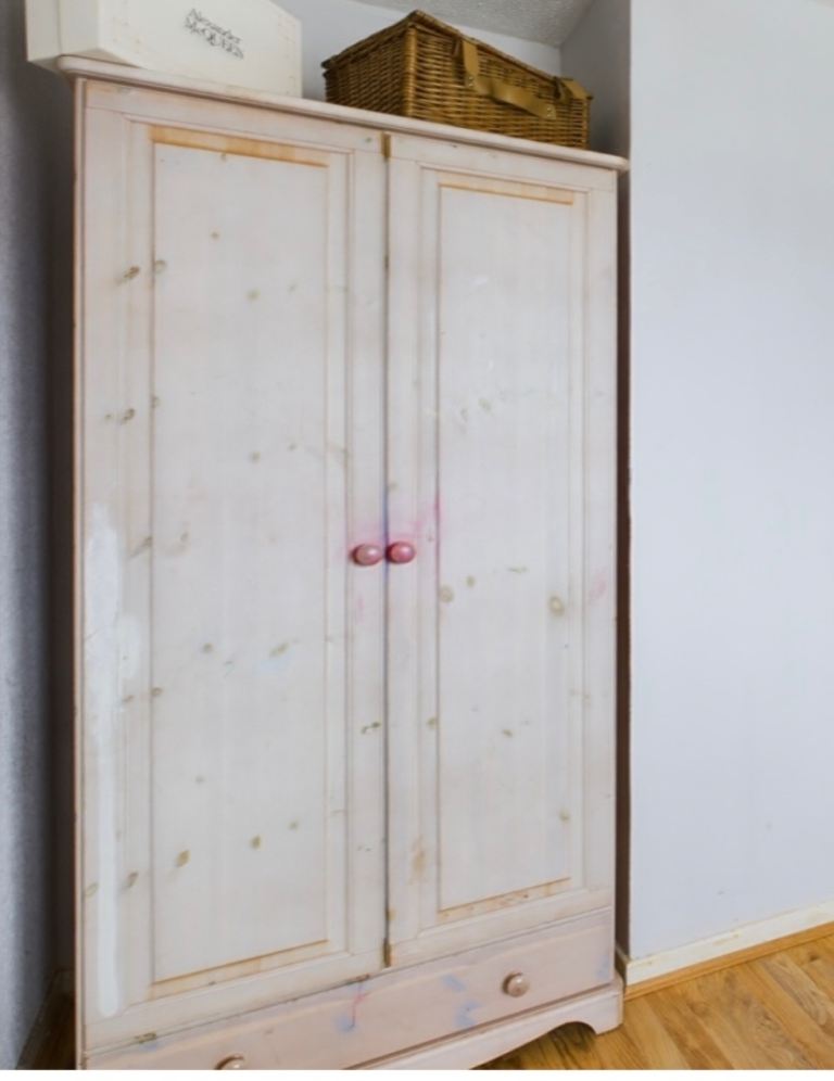 Pine wardrobe 