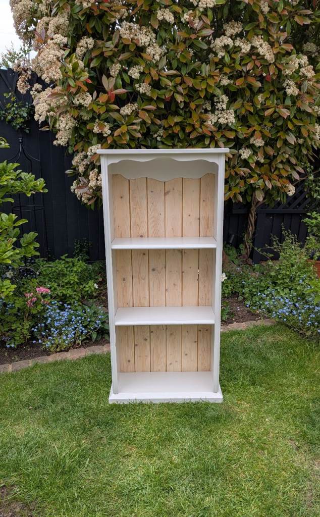 Newly refurbished country cottage pine bookcase 