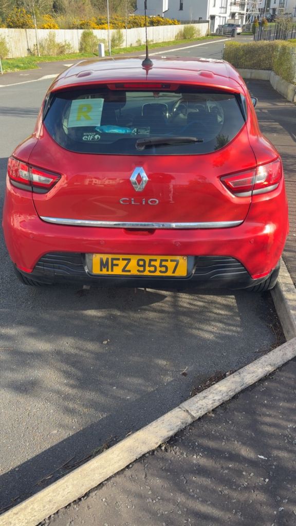 Red Renault Clio dynamique medianav 2013