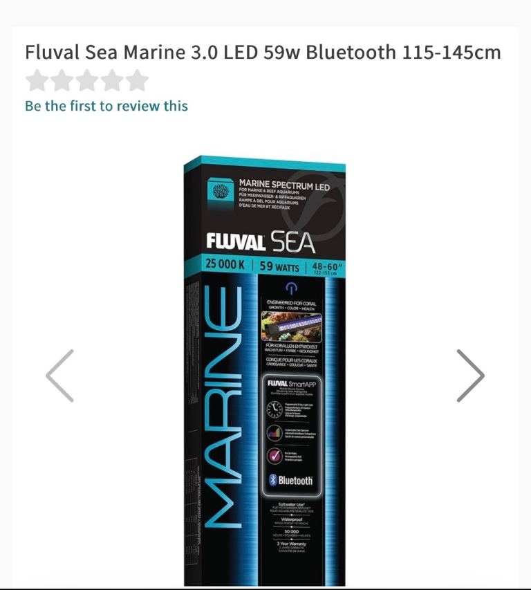 Fluval Sea Marine 3.0 59w LED Lightning with Bluetooth