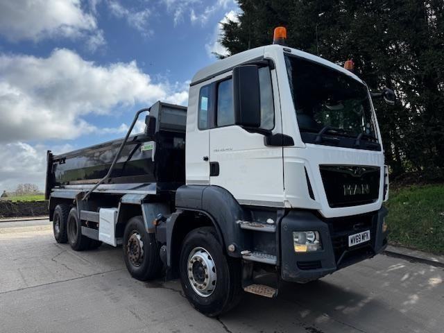 2019 69 MAN TGS 35.420 E6 8X4 Boweld steel tipper air tail-gate weigher auto
