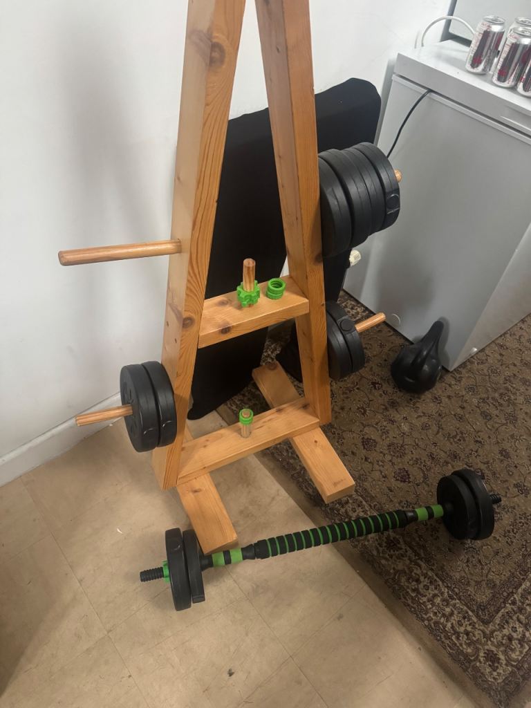 Weights and stand