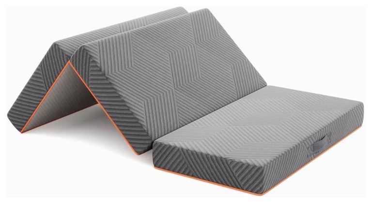 New Grey Folding Mattress - Memory Foam, Versatile Use