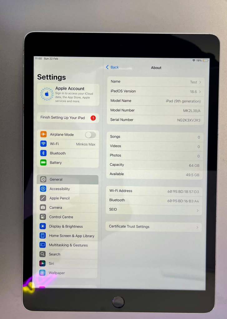 Apple iPad 9th Generation 10.2″ – 64GB – Silver – Perfect for Work, Study & EntertainmentS