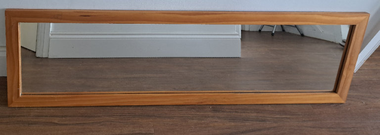 Mirror with pine frame £10
