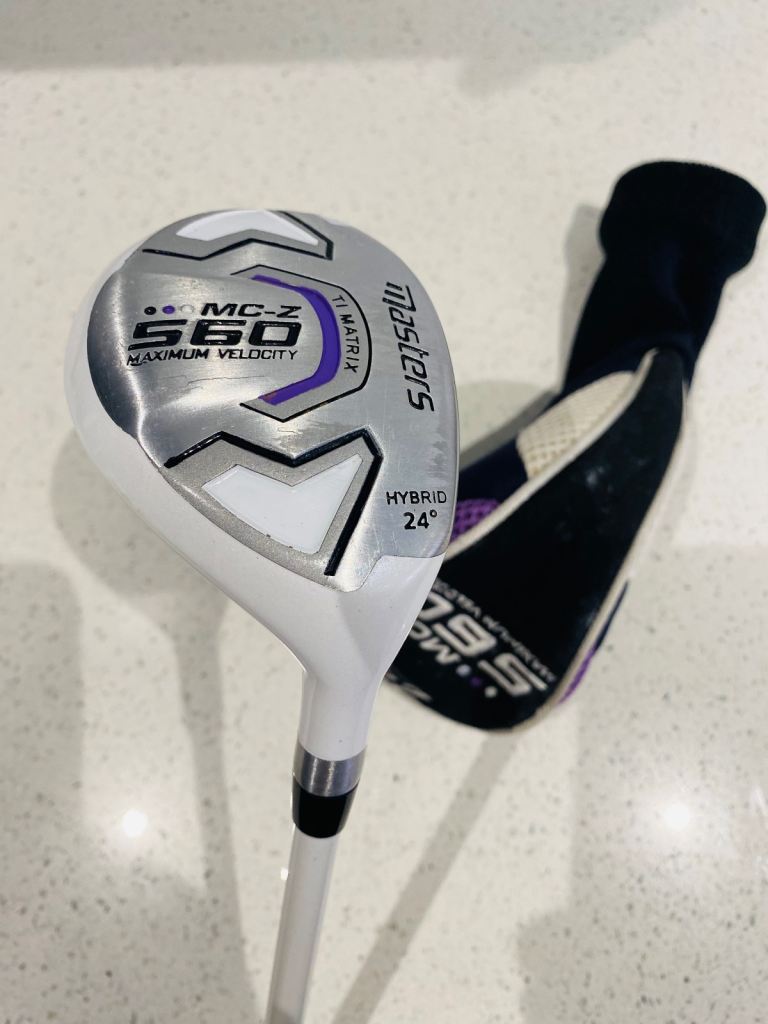LADIES MASTERS MC-Z 560 titanium #5 HYBRID / RESCUE.  R/H.  w/ original headcover.
