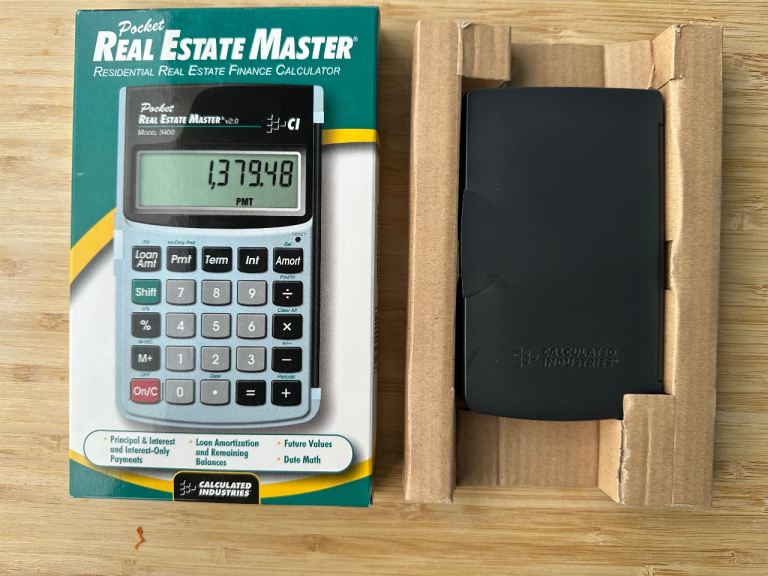 NEW Pocket Real Estate Master Financial Calculator