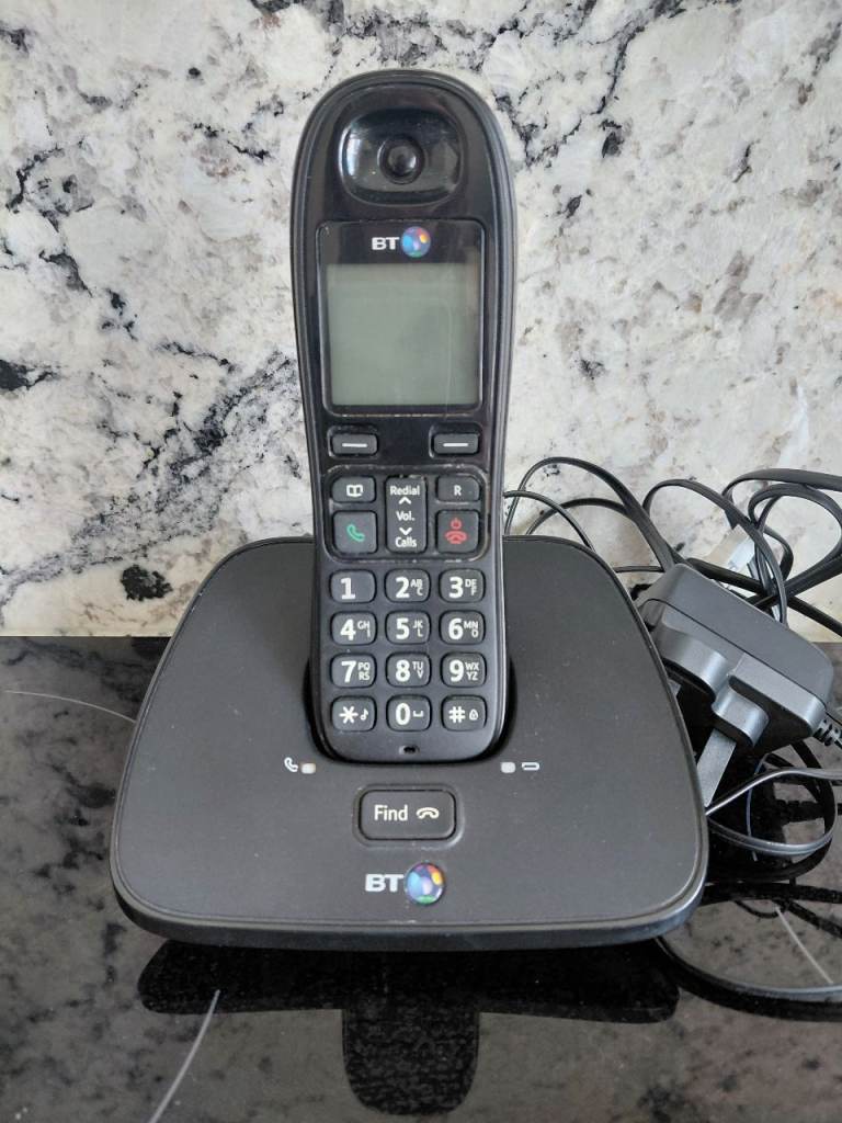 BT Cordless Home Phone with Base Unit and Charger