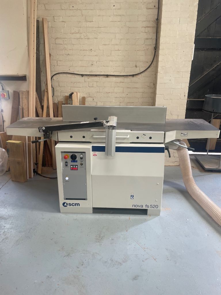 SCM 520 Nova Planer Thicknesser.  Xylent block