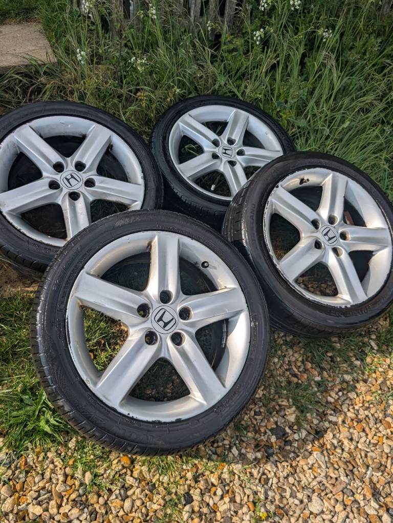 17x7J 55 Honda Civic Type S/Type R MK8 Wheels Tyres 17"